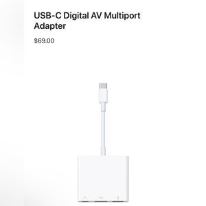 New USB-C Digital AV Multiport Adapter